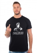 náhled - Nacersei černé pánské tričko