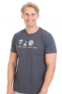 náhled - Trilobite šedé pánské tričko