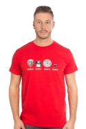 náhled - Trilobite červené pánské tričko