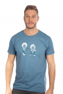 náhled - Prdlá modré pánské tričko