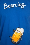 náhled - Beercing modré pánské tričko
