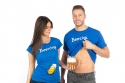 náhled - Beercing modré pánské tričko