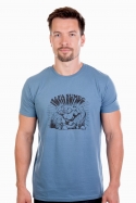 náhled - Alfasumec modré pánské tričko
