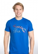 náhled - My DNA modré pánské tričko