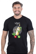 náhled - Bílé víno volá pánské tričko