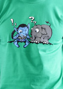 náhled - Error 501 zelené pánské tričko