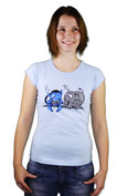 náhled - Error 501 modré dámské tričko