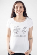 náhled - Kozy bílé dámské tričko
