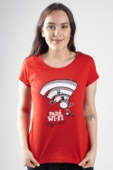 náhled - Padá wi-fi dámské tričko