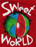 náhled - Sweet World červené dámské tričko