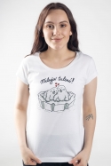 náhled - Miluju tulení bílé dámské tričko