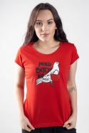náhled - Holubitchka červené dámské tričko