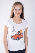 náhled - Francouzský buldoček dámské tričko