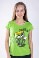 náhled - Nakládačka zelené dámské tričko