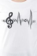 náhled - Žiju muzikou dámské tričko