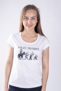 náhled - Evoluce prezidentů dámské tričko