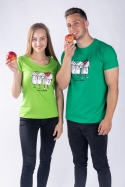 náhled - Jablka v županu dámské tričko