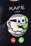 náhled - Kafe volá dámské tričko