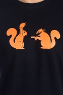 náhled - Veverky černé pánské tričko