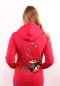 náhled - Ladybird červená dámská mikina