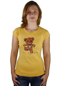 náhled - Zombie Teddy žluté dámské tričko
