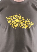 náhled - Ganja country khaki tričko