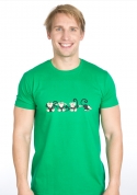 náhled - Opice zelené pánské tričko