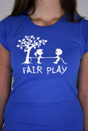 náhled - Fair play modré dámské tričko