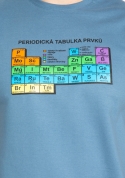 náhled - Periodická tabulka modré pánské tričko