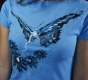 náhled - Fake Nature tyrkysové dámské tričko