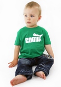 náhled - Coma zelené dětské tričko