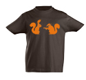 náhled - Veverky hnědé dětské tričko