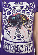 náhled - Moucha fialové dámské tričko