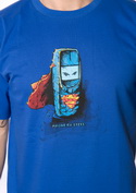 náhled - Mobil z oceli modré pánské tričko