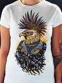náhled - Punk Eagle bílé dámské tričko