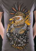 náhled - Punk Eagle šedé dámské tričko