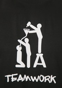 náhled - TeamWork černé pánské tričko