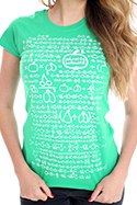 náhled - Matematik zelené dámské tričko