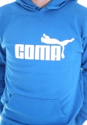 náhled - Coma modrá pánská mikina