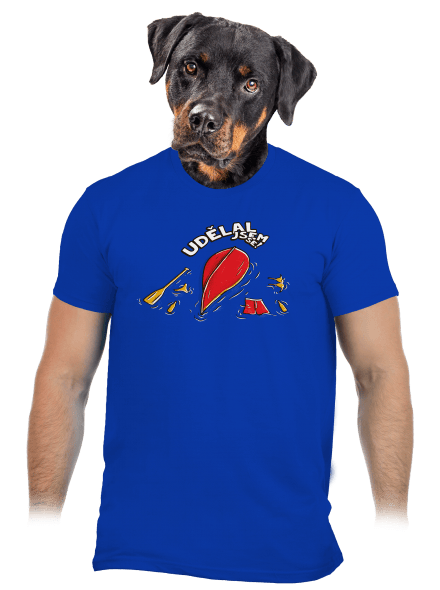 Udělal jsem se pánské tričko Royal Blue
