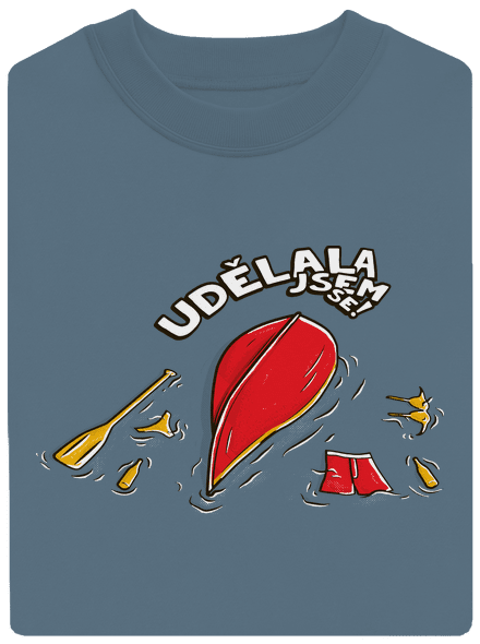unisex mikina bez kapuce