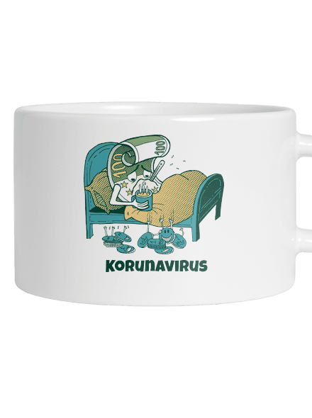 Korunavirus v posteli