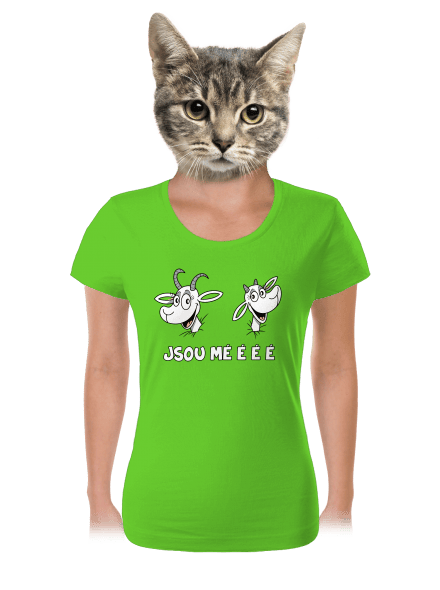 Kozy Jsou méééé dámské tričko Apple Green