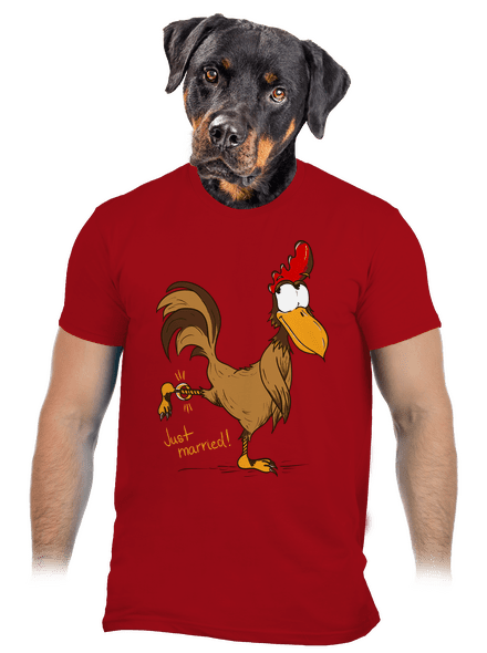 Novomanželé pánské tričko Red