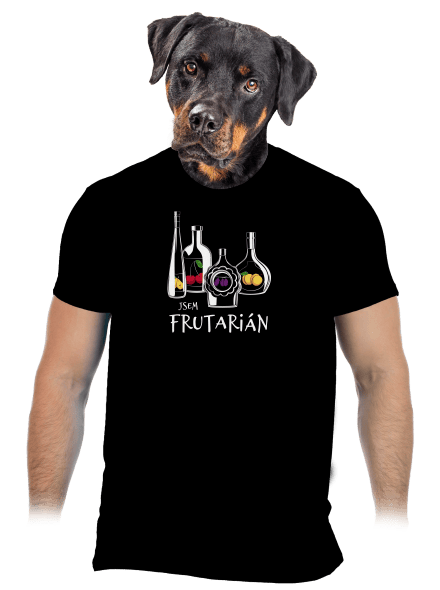 Frutarián pánské tričko Black