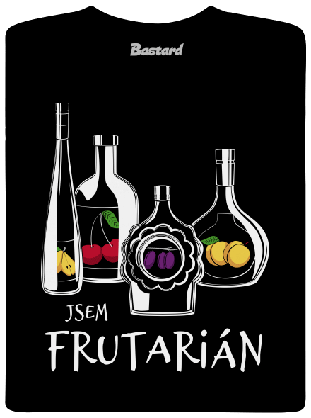 Frutarián pánské tričko Black