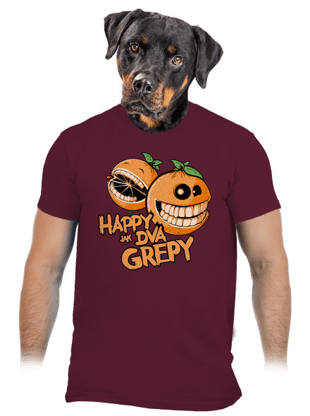 Happy grepy pánské tričko Burgundy