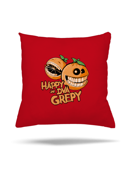 Happy grepy polštář Red