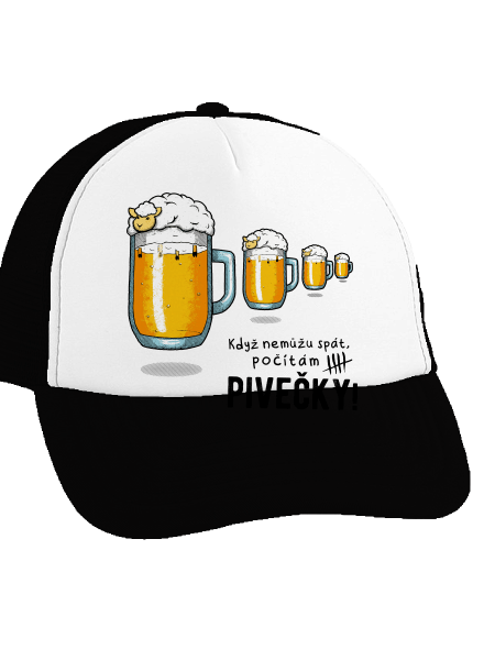 Pivečka kšiltovka Black cap