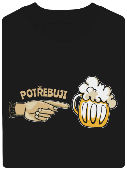 unisex mikina bez kapuce